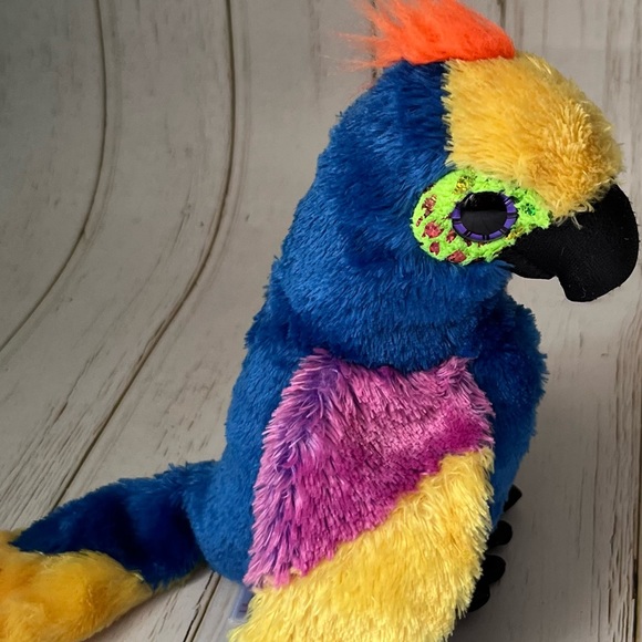 🦩 3/$15 Ty beanie silk Winnie parrot plush - Picture 1 of 3